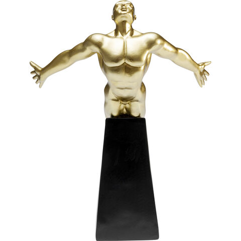 Deco Figurine Jumper Gold 37cm