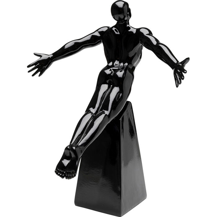 Figura decorativa Jumper Negro 37cm