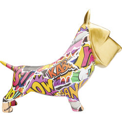 Deko Figur Graffiti Pixel Dog 35cm