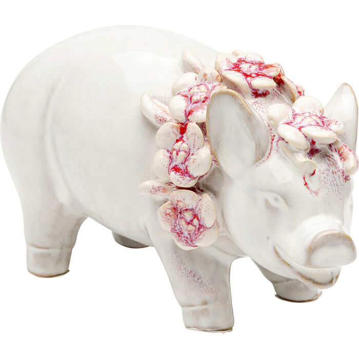 Figura decorativa Hawaii Pig 24cm