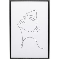 56769 - Quadro incorniciato XX Donna 63x93cm