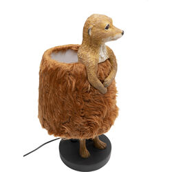 Lámpara mesa Animal Meerkat Fur 51cm