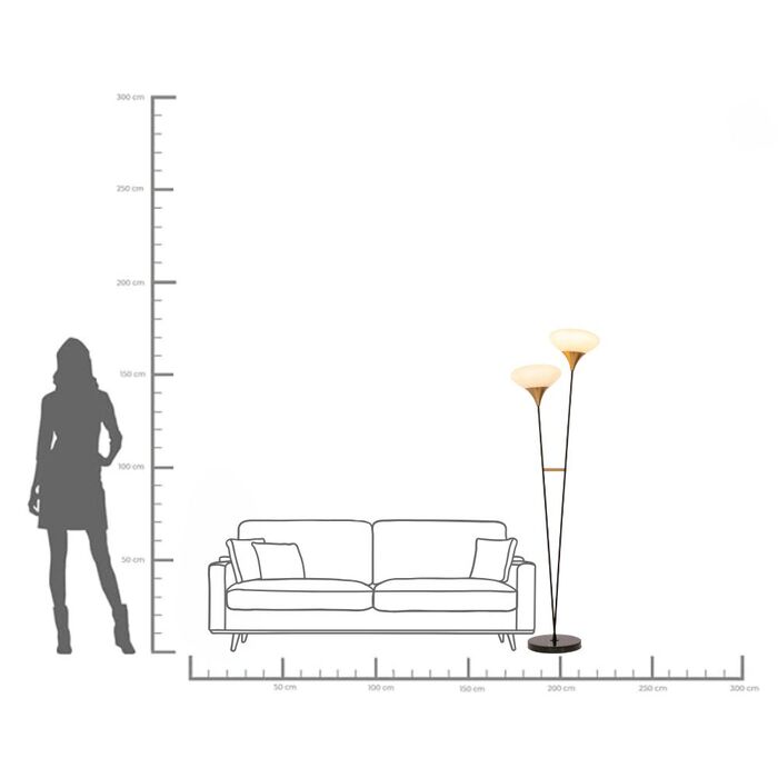 Floor Lamp Gocce 174cm