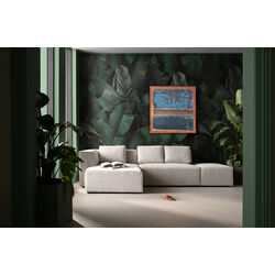 56785 - Gerahmtes Bild Silence Blau 120x120cm