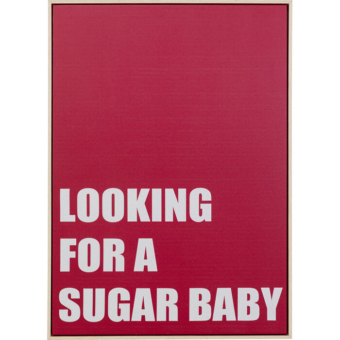 Gerahmtes Bild Sugar Baby 50x70cm