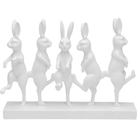 Deco Figurine Dancing Rabbits 40cm