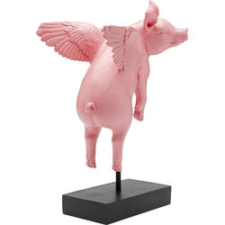 Deko Figur Flying Pig Rosa 29cm