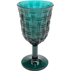 56816 - Wine Glass Tissue Bluegreen 17cm