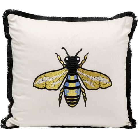 Cushion Bee White 45x45cm