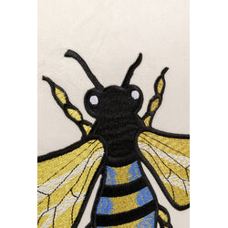 Kissen Bee Weiß 45x45cm