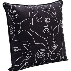 Cushion Faces 45x45cm