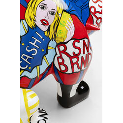 Deko Figur Graffiti Dog 110cm