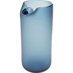 Vase Buckle Blau 33cm