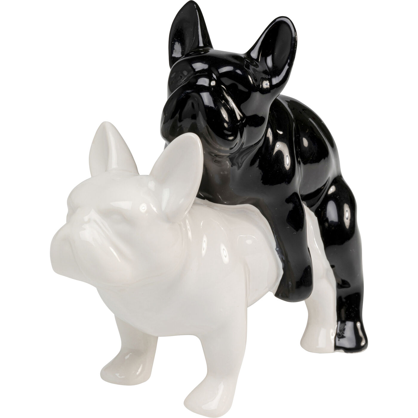 [56836] Figura deco Love Dogs svart