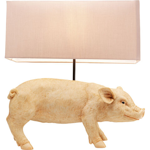 Table Lamp Animal Pig 50cm