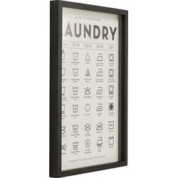 Quadro con cornice Laundry 61x41cm