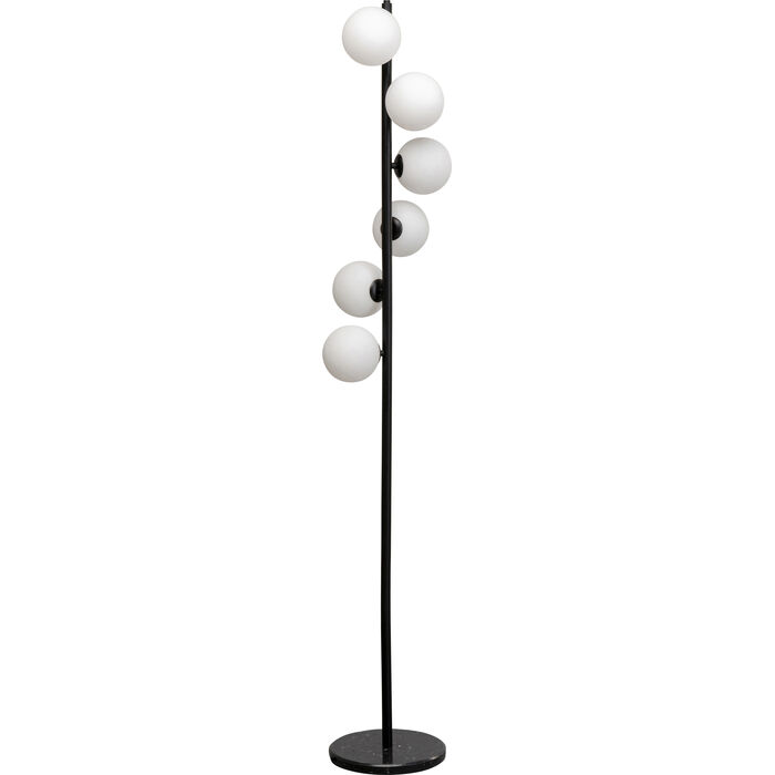 Floor Lamp Scala Balls Milky Black 160cm