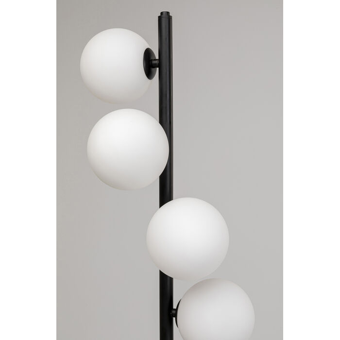 Floor Lamp Scala Balls Milky Black 160cm