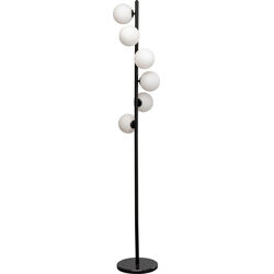 Floor Lamp Scala Balls Milky Black 160cm