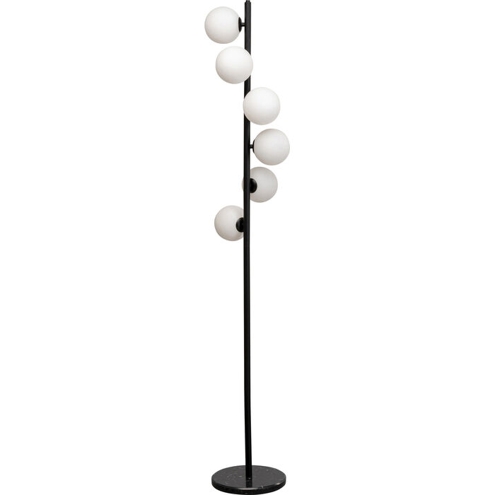 Floor Lamp Scala Balls Milky Black 160cm