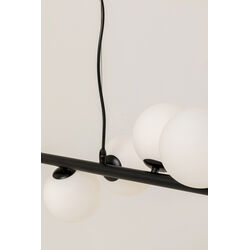 Pendant Lamp Scala Balls Milky Black 150cm