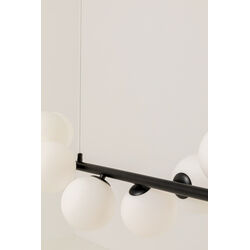 Pendant Lamp Scala Balls Milky Black 150cm