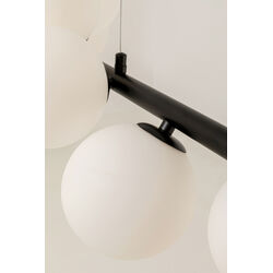 Pendant Lamp Scala Balls Milky Black 150cm