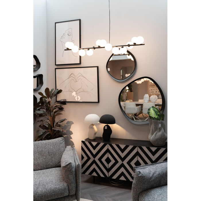 Lampadario Scala Balls nero 150cm