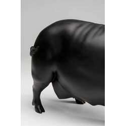 Figurina decorativa Flying Pig nero 21cm