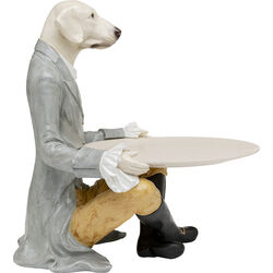 Deko Figur Gentleman Dog Tray 29cm