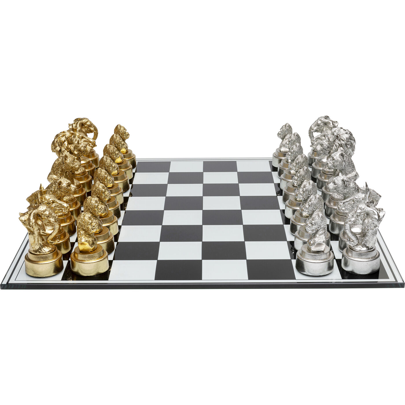 Objeto deco Chess Animals 60x60cm