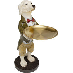56919 - Figura Deco Gentleman Dog Tray 43cm