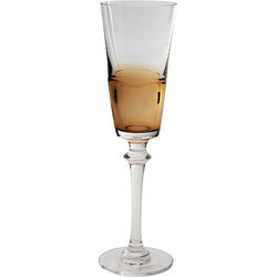 56938 - Verre à champagne Mimi ambre 24cm