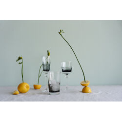 56939 - Verre à champagne Mimi gris 24cm