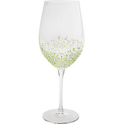 56943 - Verre à vin Confetti vert 24 cm