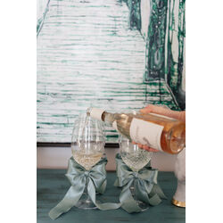 56943 - Verre à vin Confetti vert 24 cm
