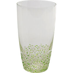 56944 - Wasserglas Confetti Grün 15 cm
