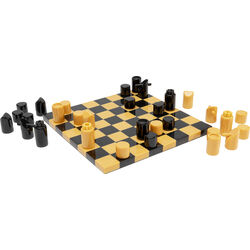 Deco Object Chess Focus Mustard 26x26cm