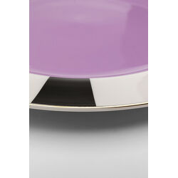 Plate Harlequin Purple Ø31cm