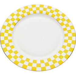 Plate Harlequin Yellow Ø27cm