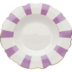 Plate Deep Harlequin Purple Ø23cm