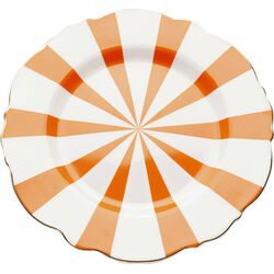 Plate Harlequin Orange Ø22cm