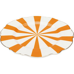 Plate Harlequin Orange Ø22cm