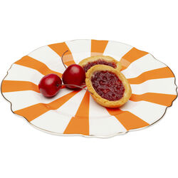 Plate Harlequin Orange Ø22cm