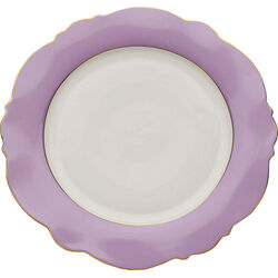 Plate Harlequin Purple Ø27cm