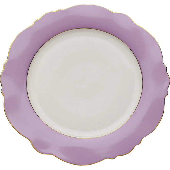 Plate Harlequin Purple Ø27cm