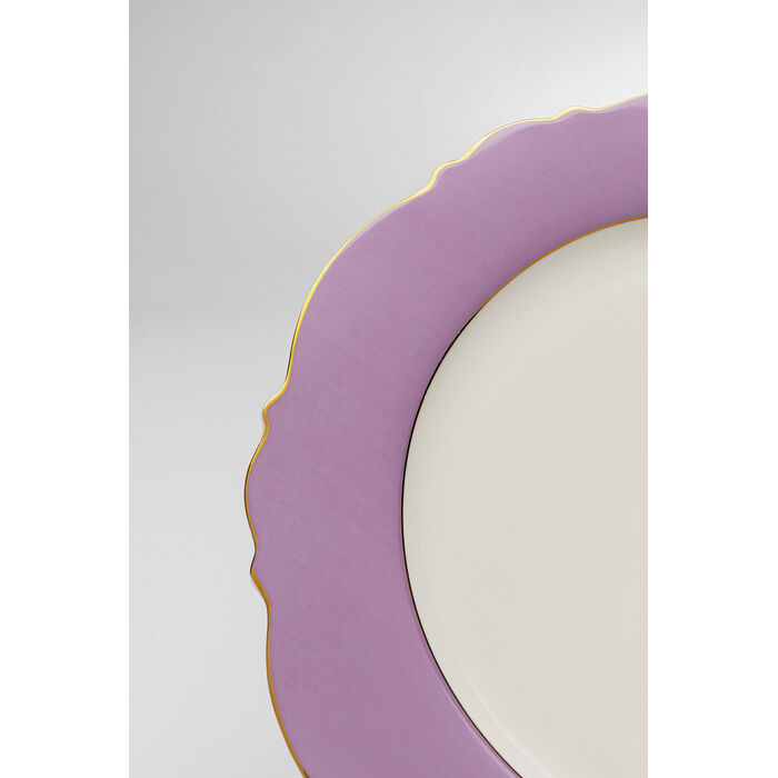 Plate Harlequin Purple Ø27cm