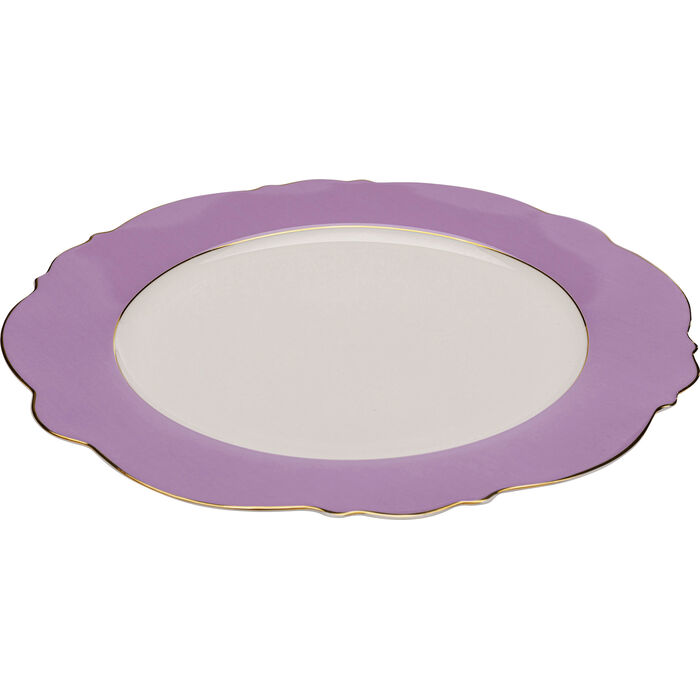 Plate Harlequin Purple Ø27cm