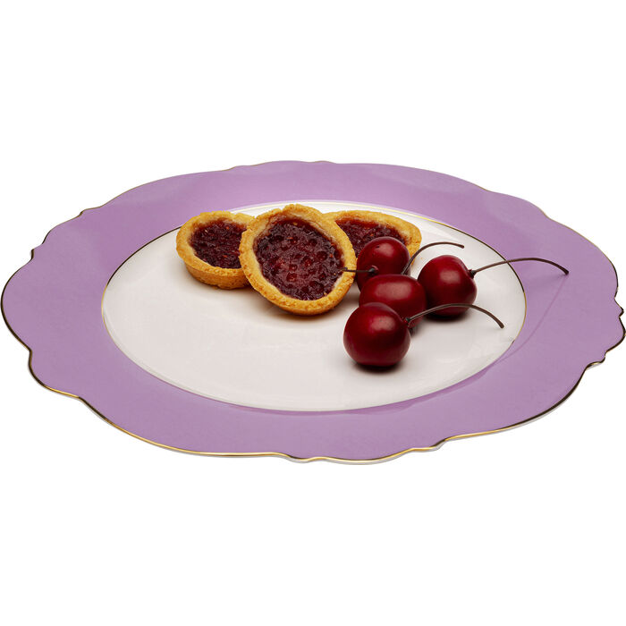 Plate Harlequin Purple Ø27cm