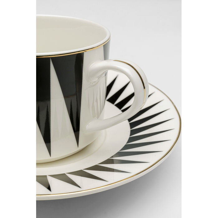 Coffee Cup Harlequin (2/part)